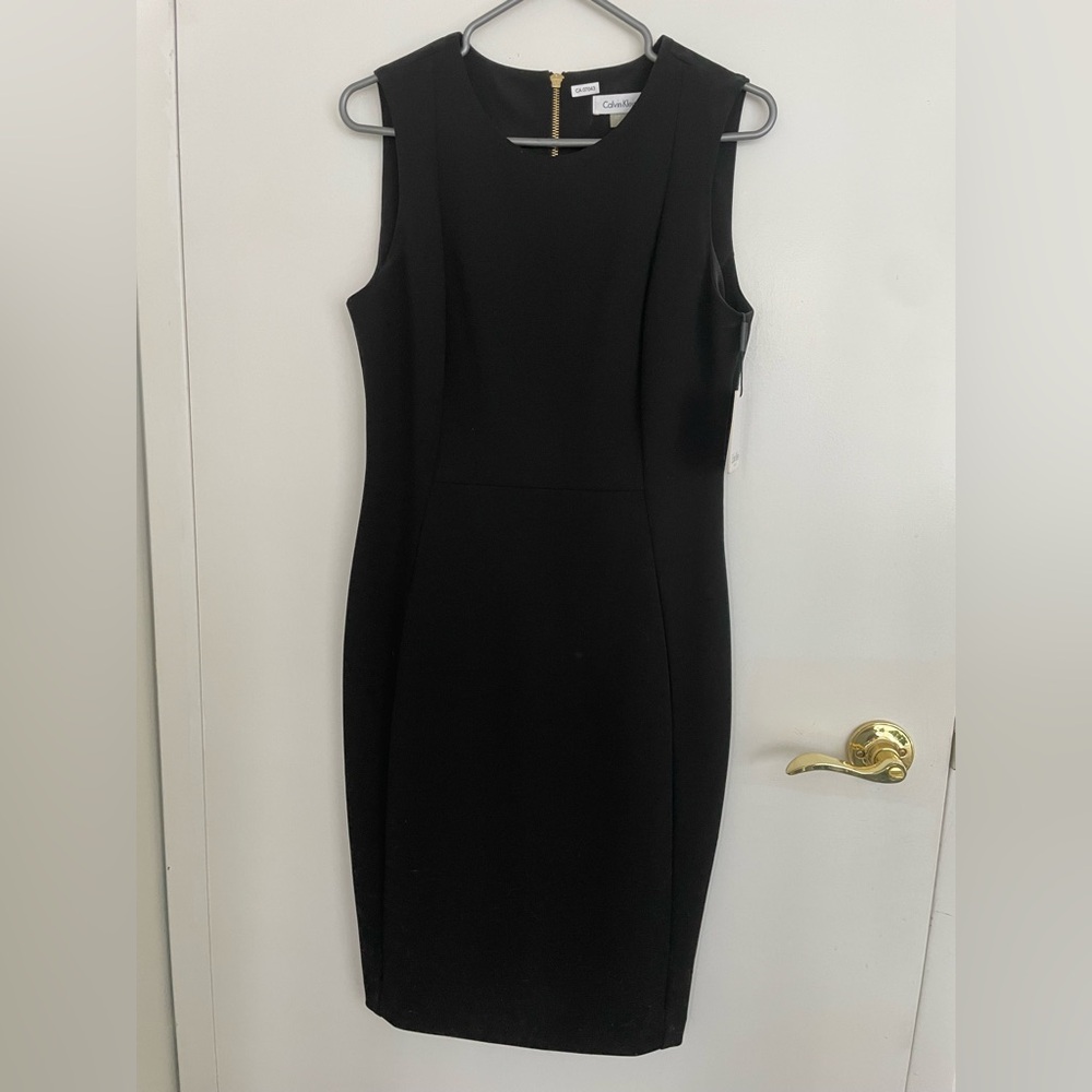 Calvin Klein Classic Black Midi Dress